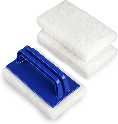 3 Stück Pool Schwamm Bürsten Blau,...