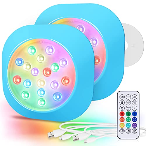 LyLmLe Wiederaufladbare LED Pool Lichter,...