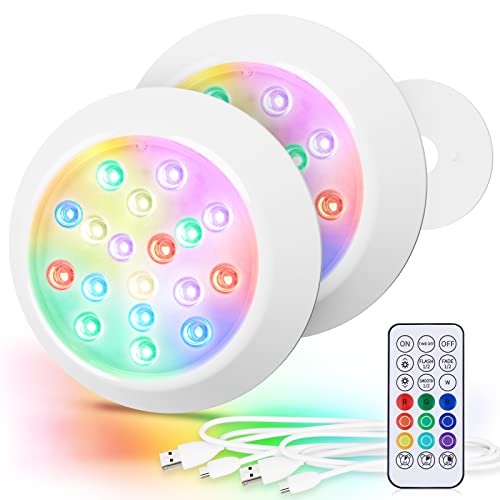 LyLmLe Magnetische LED Poollicht für...