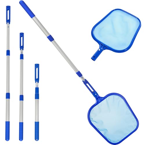 Pool Kescher, 88 - 140CM lang-Teichkescher...