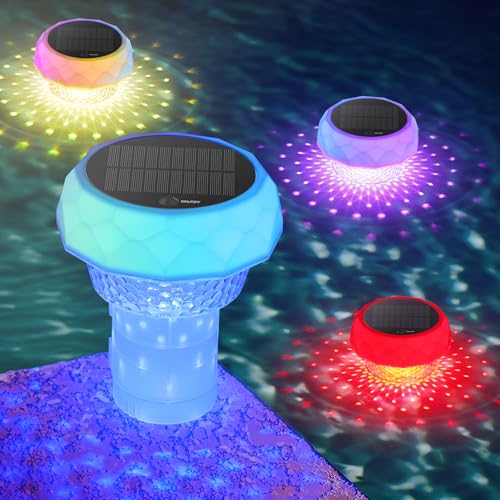 AUINSKY Solar Poolbeleuchtung, LED...