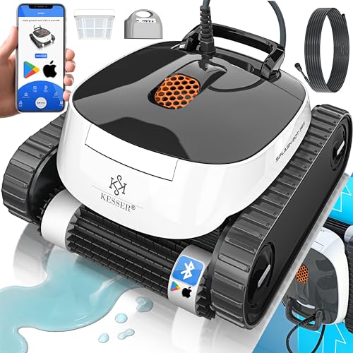 KESSER® Poolroboter für Boden und Wand |...